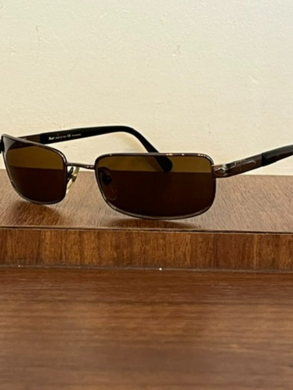 Persol 2077-S 618/47 Dark Brown Sunglasses, 55-18-130, Made in Italy